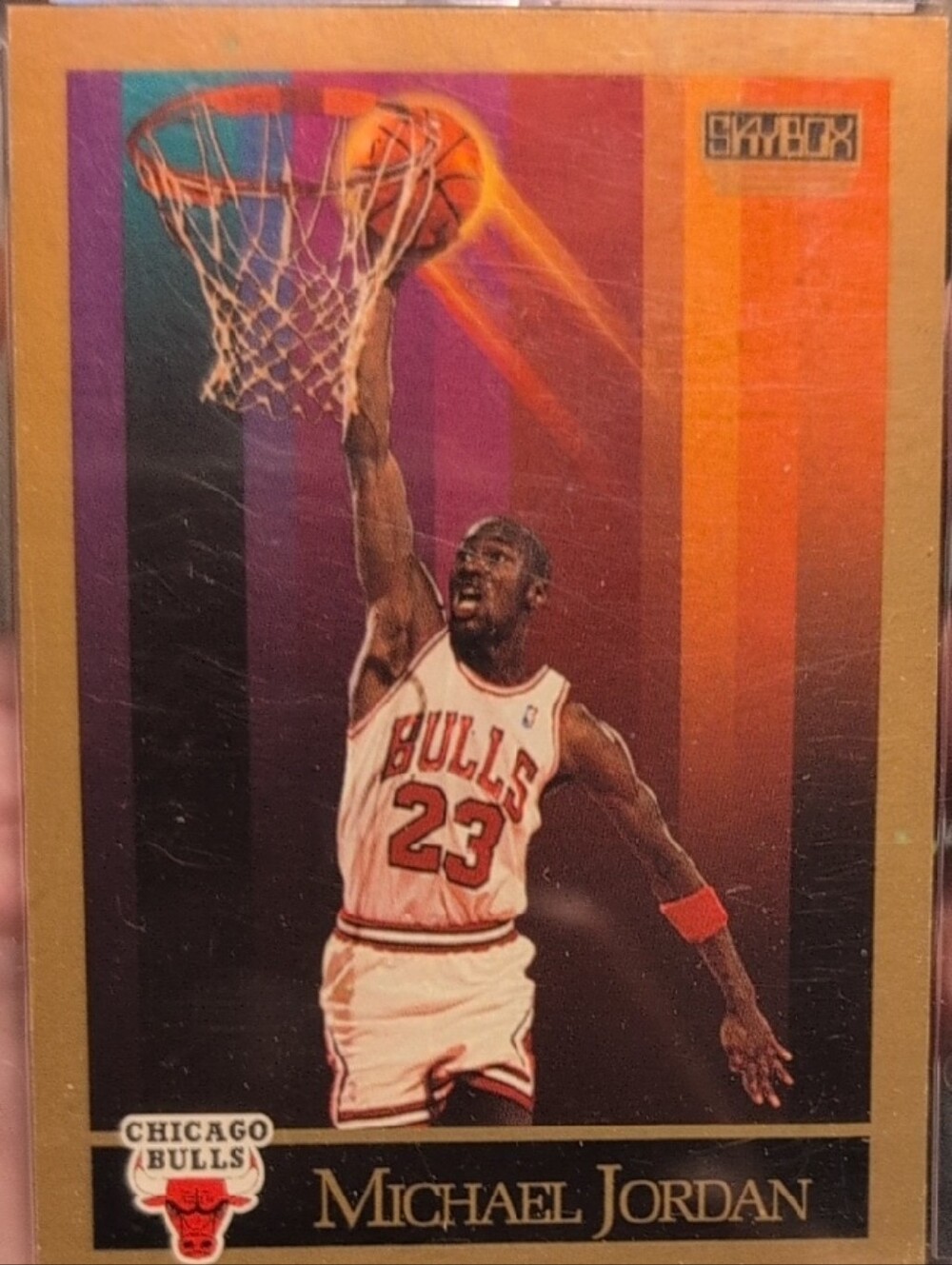 1990 Topps Inaugural Michael Jordan Chicago Bulls Basketball Card - NM Free Ship